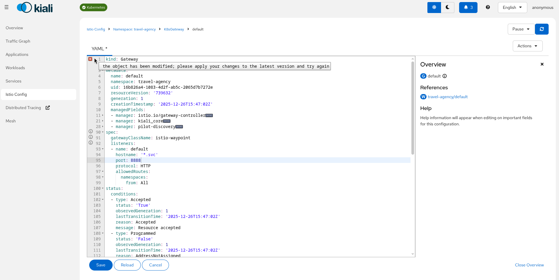 Istio Config Validation